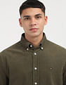 Tommy Hilfiger Solid Corduroy Regular Fit  Shirt
