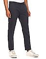 U.S. Polo Assn. Mid Rise Patterned Casual Trousers