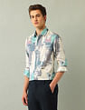 Arrow Newyork Abstract Satin Shirt