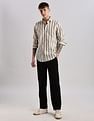 Calvin Klein Jeans Vertical Stripes Slim Fit Plain Woven Shirt