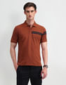 Arrow Sport Horizontal Striped Regular Polo Shirt