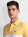 Arrow Sports Colour Block Cotton Polo Shirt