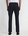 Arrow Slim Fit Solid Trousers
