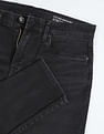 Flying Machine Slash Slim Tapered Fit Mid Rise Jeans