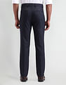 Arrow Newyork Checked Slim Fit Trousers