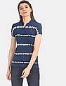 U.S. Polo Assn. Women Tie And Dye Pique Polo Shirt