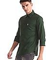 U.S. Polo Assn. Rounded Cuff Patterned Shirt