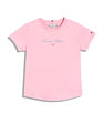 Tommy Hilfiger Kids Girls Logo Slim-Fit Cotton T-Shirt