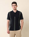 U.S. Polo Assn. Vertical Striped Gold Cup Polo Shirt