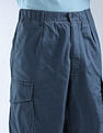 Flying Machine Cobain Loose Fit Solid Cargos
