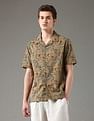 Arrow Sport Floral Pattern Regular Fit Shirt