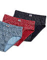 USPA Innerwear Boys Mid Rise Pure Cotton EKB02 Briefs - Pack Of 3