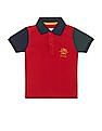 U.S. Polo Assn. Kids Cotton Colour Block Polo Shirt