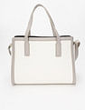 Tommy Hilfiger Solid Brown Pu Hand Bag