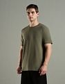Tommy Hilfiger Solid Regular Fit Cotton T-Shirt