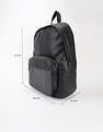 Calvin Klein Logo Black Polyester Backpack