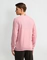 Arrow Sport Crew Neck Textured Sweater
