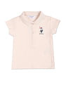 U.S. Polo Assn. Kids Girls Solid Cotton Coordinate Polo Shirt