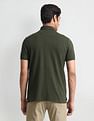 Arrow Sport Diagonal Stripe Pique Polo Shirt