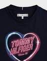 Tommy Hilfiger Kids Girls Graphic Relaxed Fit Cotton T-Shirt