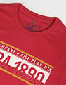 U.S. Polo Assn. Denim Co. Crew Neck Short Sleeve Brand Print T-Shirt