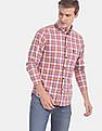 U.S. Polo Assn. Button Down Collar Long Sleeve Check Casual Shirt