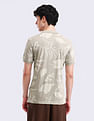 Flying Machine All-over Print Regular Polo Shirt