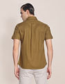 U.S. Polo Assn. Birdseye Dobby Textured Solid Shirt