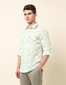 U.S. Polo Assn. Floral Printed Tailored Fit Shirt