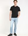 Calvin Klein Jeans Embroidered Logo Regular-Fit Cotton T Shirt