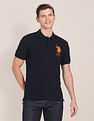 U.S. Polo Assn. Rear Appliqued Slim Polo Shirt