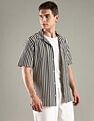 Tommy Hilfiger Striped Regular Fit Cotton Shirt