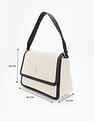 Tommy Hilfiger Solid Blue Polyester Sling Bag