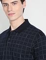 Arrow Newyork Windowpane Check Polo Shirt