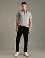 Tommy Hilfiger Solid Regular-Fit Cotton Polo Shirt