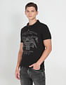 U.S. Polo Assn. Denim Co. Printed Collar Pure Cotton Polo Shirt