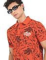 U.S. Polo Assn. Denim Co. Printed Cotton Polo Shirt