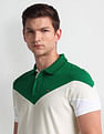 Arrow Sport Short Sleeve Color Block Polo Shirt