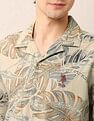 U.S. Polo Assn. Denim Co. Tropical Printed Cuban Shirt