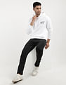 Tommy Hilfiger Graphic Signature Print Hood Sweatshirt