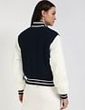 Tommy Hilfiger Regular-Fit Polyester Baseball Collar Varsity Jacket