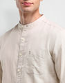 U.S. Polo Assn. Denim Co. Slim Fit Poplin Linen Shirt