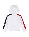 U.S. Polo Assn. Kids Hooded Colour Block Cotton Sweatshirt