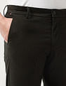 Arrow Sport Solid Slim Fit Twill Trousers