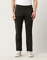 Arrow Sport Solid Slim Fit Twill Trousers