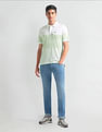 Arrow Sports Colour Block Cotton Polo Shirt