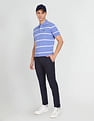 Arrow Sports Contrast Stripe Polo Shirt