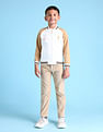 U.S. Polo Assn. Kids Boys Stand Neck Brand Sweatshirt