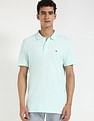 Tommy Hilfiger Solid Slim-Fit Cotton Polo Shirt