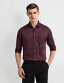 Arrow Manhattan Slim Fit Geometric Print Shirt